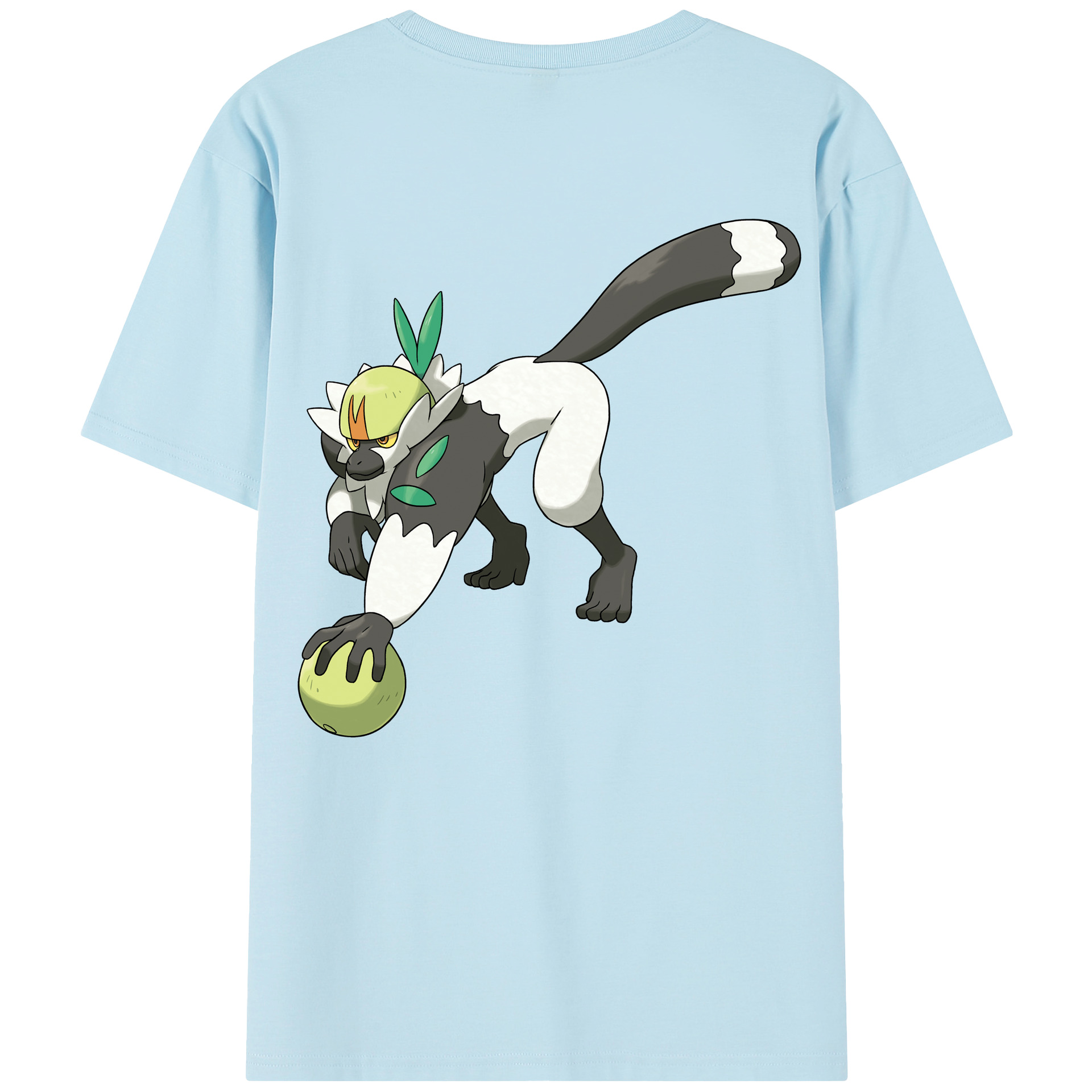 （画像用） ポケットモンスター Pokémon 綿100％半袖Tシャツ（背面プリント）